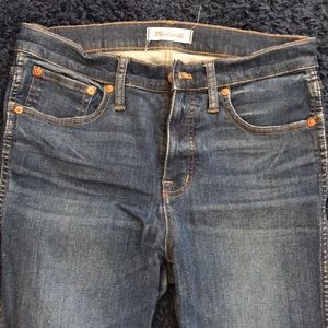 9” high rise madewell jeans TALL
